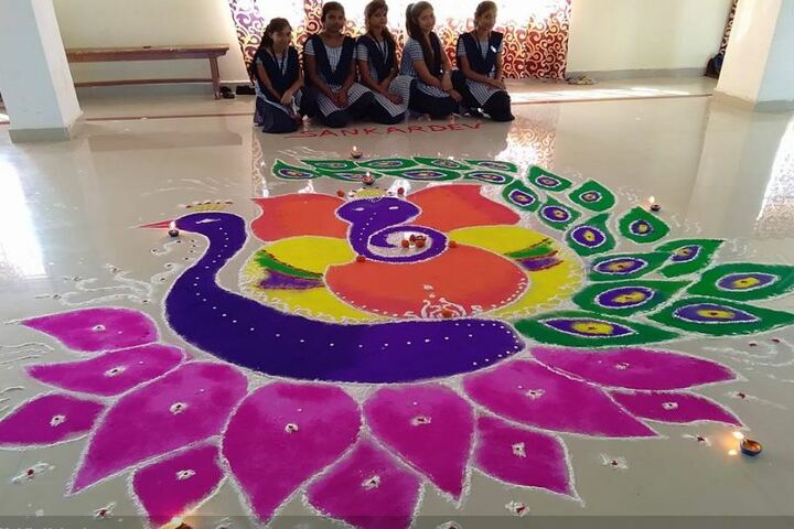 Hindusthan kendriya vidyalaya - rangoli