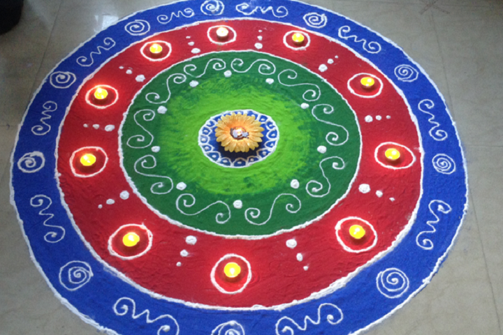 International School Guwahati-Rangoli