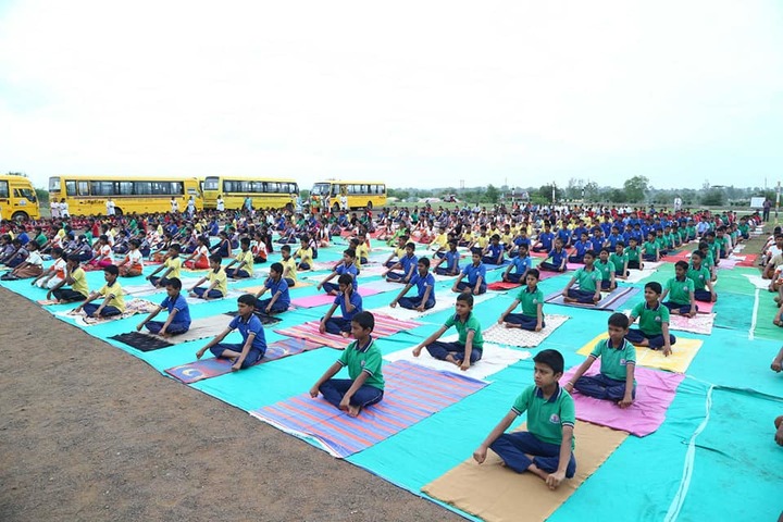 Shri Shankarling Model School-International Yoga Day
