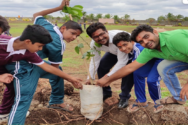 Swaminarayan International School-Tree Plantation