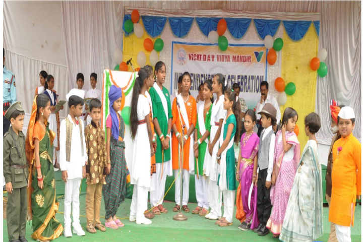 Vicat Dav Vidya Mandir-Independence Day Celebrations