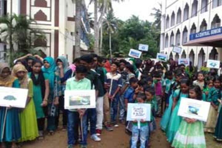 A J Central Senior Secondary School - Rally