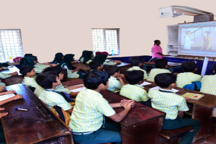 A J I Senior Secondary English School-Classroom