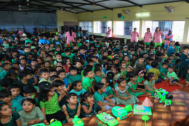 A J I Senior Secondary English School-Green Day Celebrations