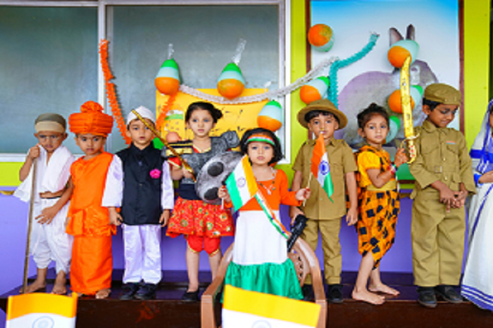A J I Senior Secondary English School-Independence Day Celebrations