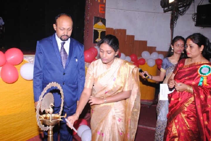 Kendriya Vidyalaya -Lighting the lamp