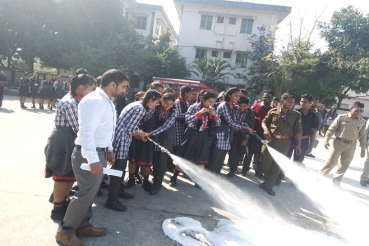 Kendriya Vidyalaya Nagaon-Mock drill