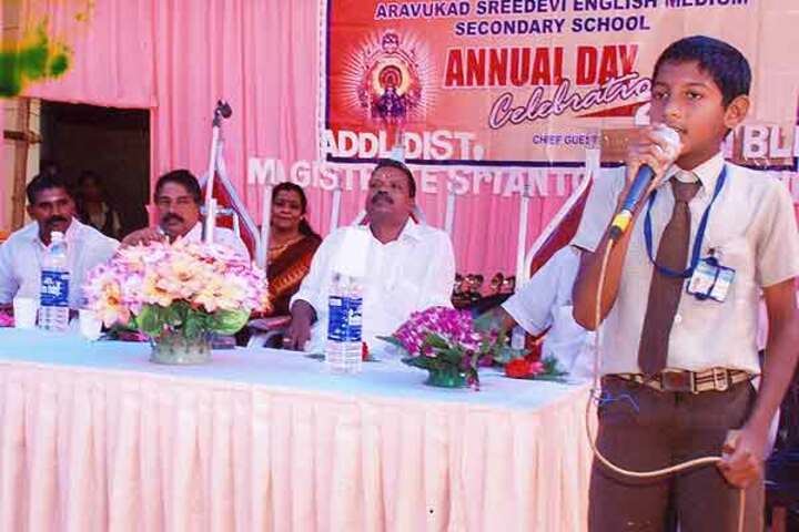 Aravukad Sreedevi English Medium Secondary School-Speeches