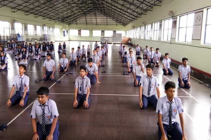 B M Memorial Central School-Yoga Day