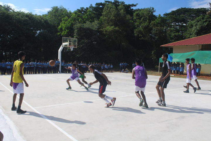 BhavanS Newsprint Vidyalaya-Basket Ball