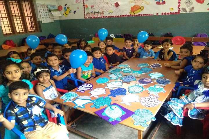Bhavans Vidya Mandir-Blue Day