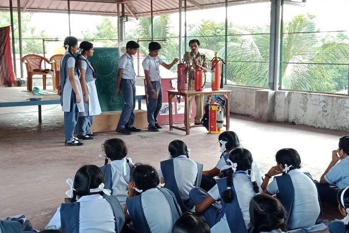 Chinmaya Vidyalaya-Fire And Safety Session