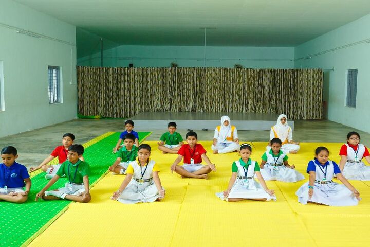 Crescent Public School-Yoga Activity