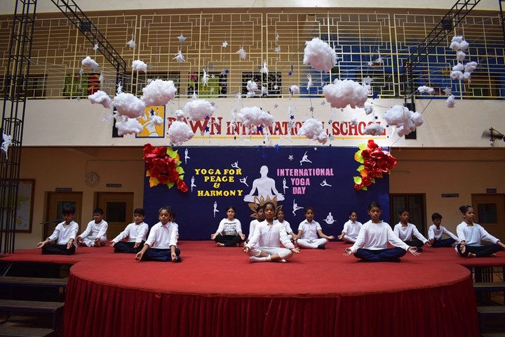 Dawn International School-Yoga Day