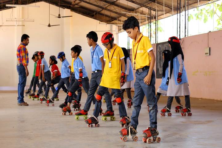 Dayapuram Residential School-Skating Activity