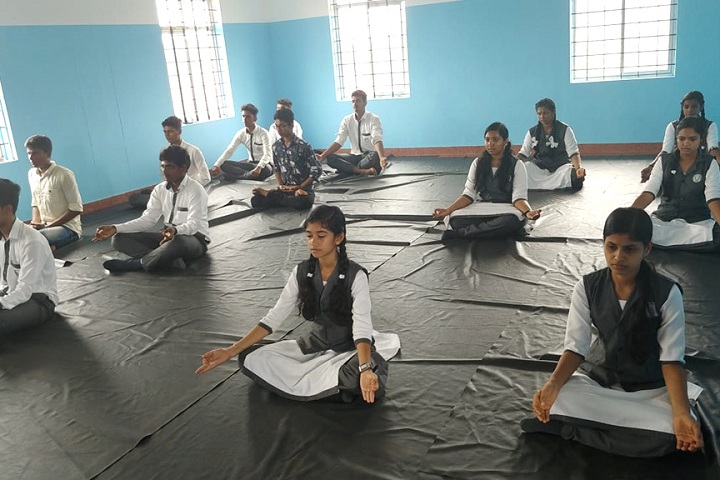 Divine Public School-World yoga day
