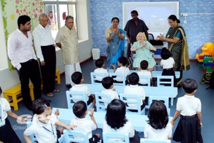 Greets Public School -Lkg students classroom