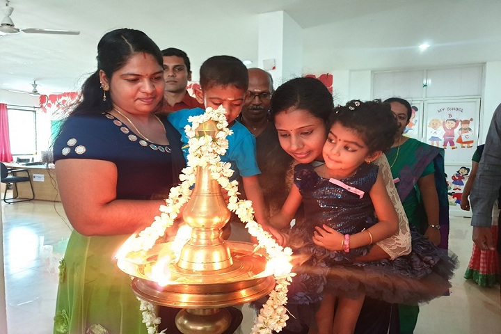 Guardian Public School-Lighting the lamp