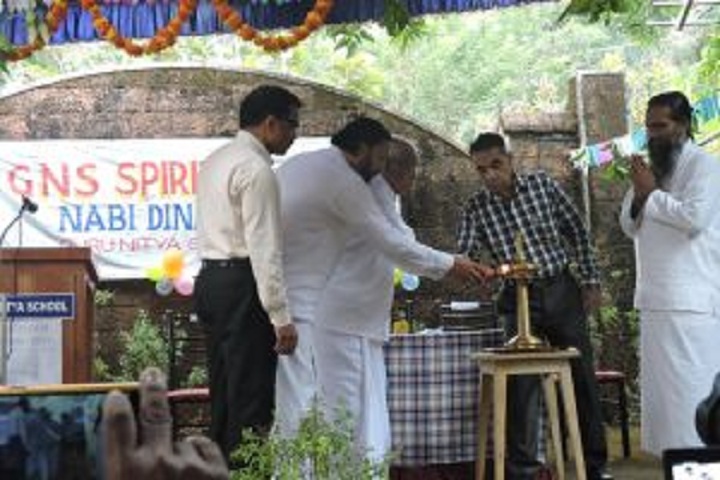 Guru Nitya English Medium School-Lighting the lamp