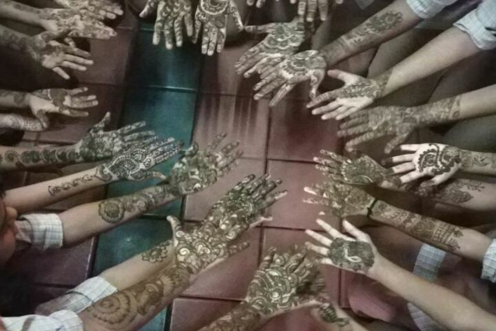 Krishana English Medium School-Mehendi Fest