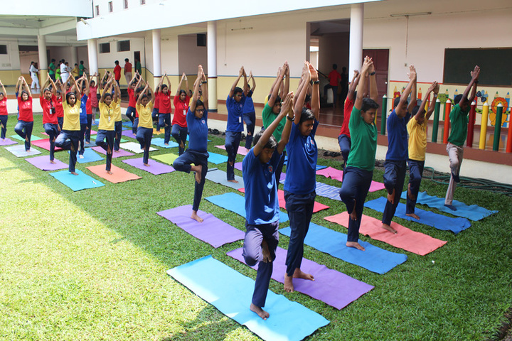 Mar Baselios Public School-Yoga Day