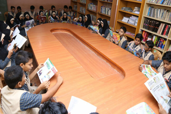 Myma English Medium School-Library