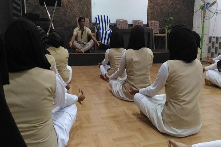 Myma English Medium School-Meditation Class