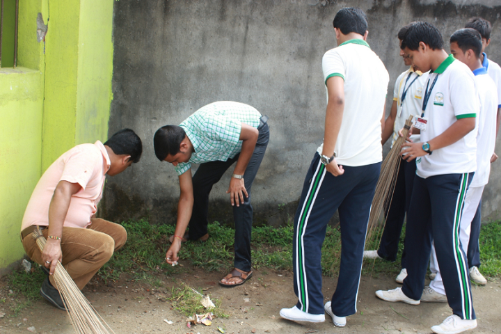 Pragjyotish school- Swachh Bharat