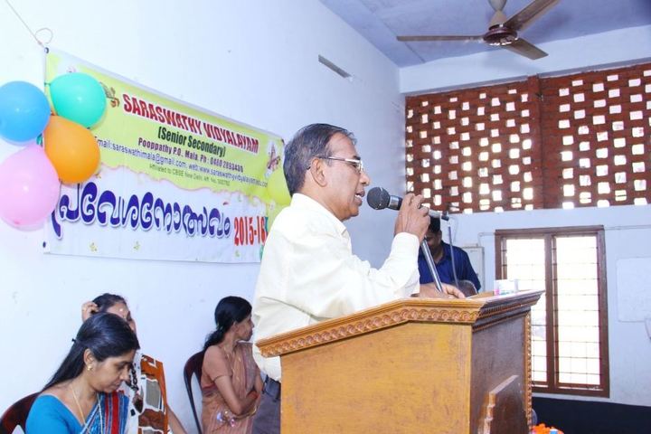 Saraswathy Vidyalayam School-Speech