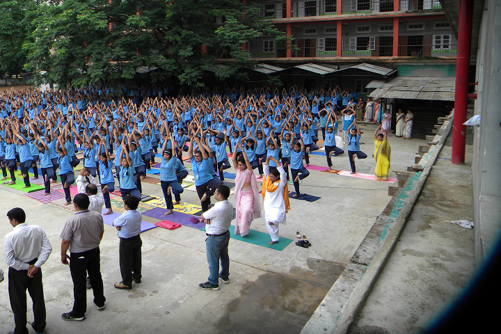 Shrimanta Shankar Academy- International Yoga Day