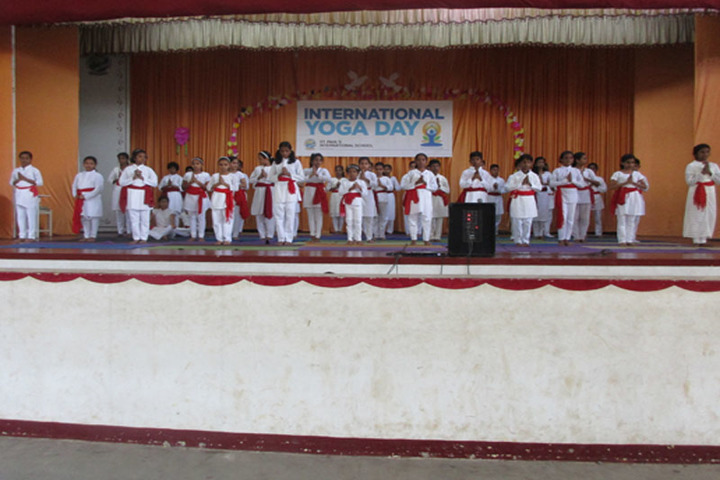 St Paul s International School-International Yoga Day