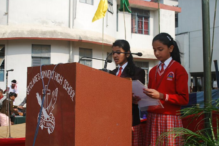 St Clare S Convent High School- Speech