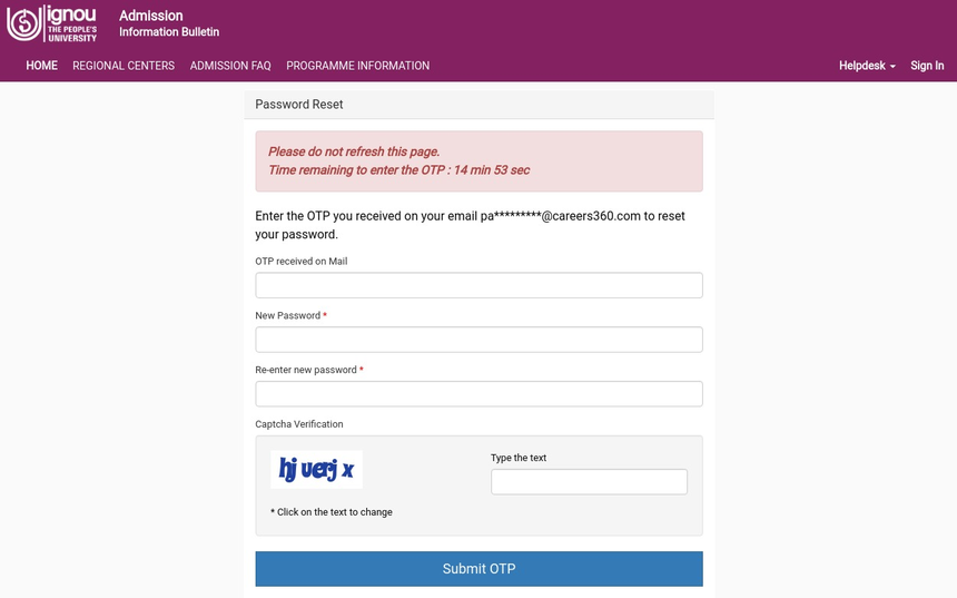 IGNOU Student Login 2020, Portal Student Zone, Online Admission Status
