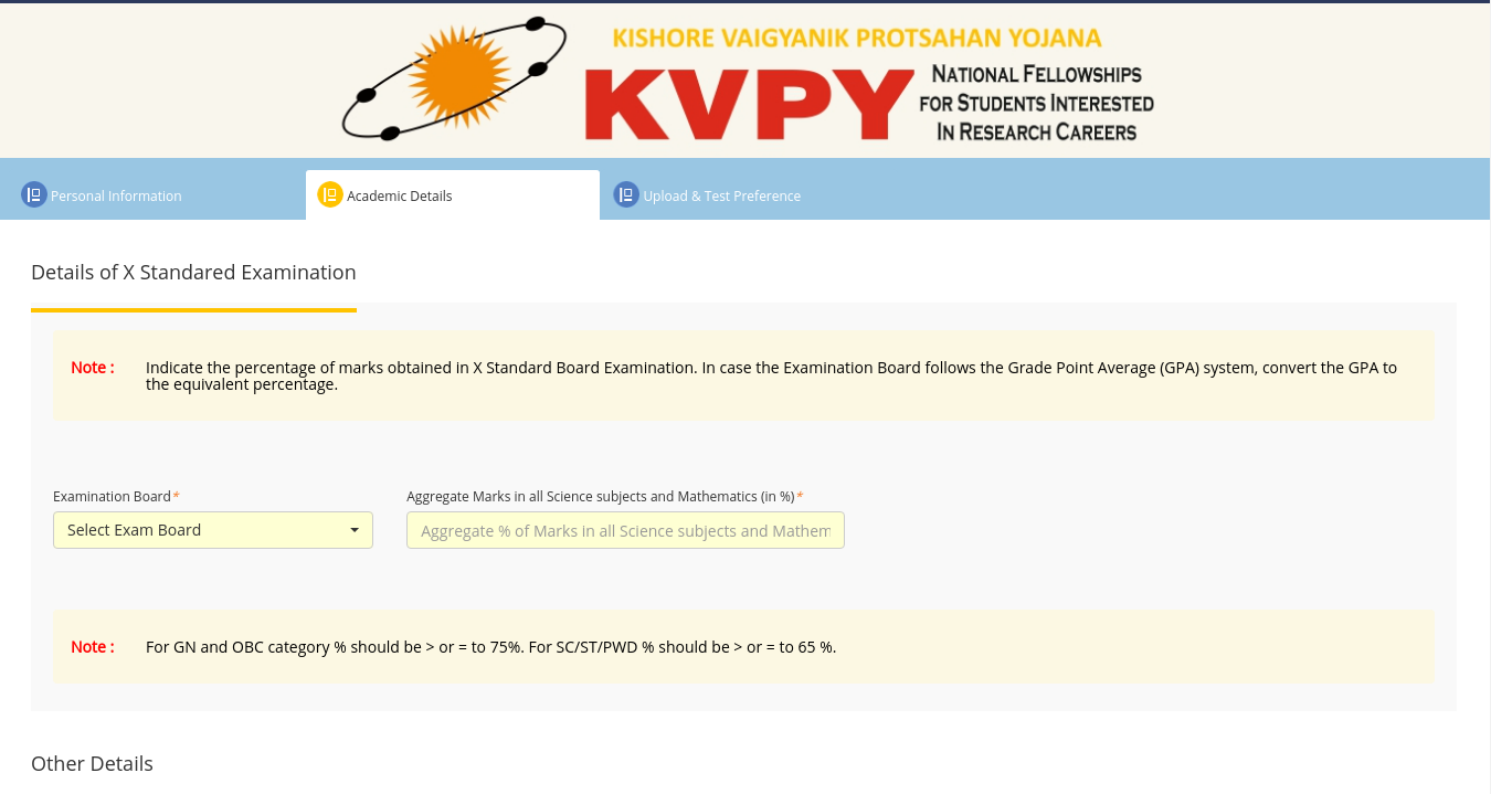 How to fill KVPY 2021 Application Form - Dates, Documents, Fees, etc.