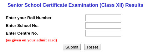 CBSE-12th-result-login-window