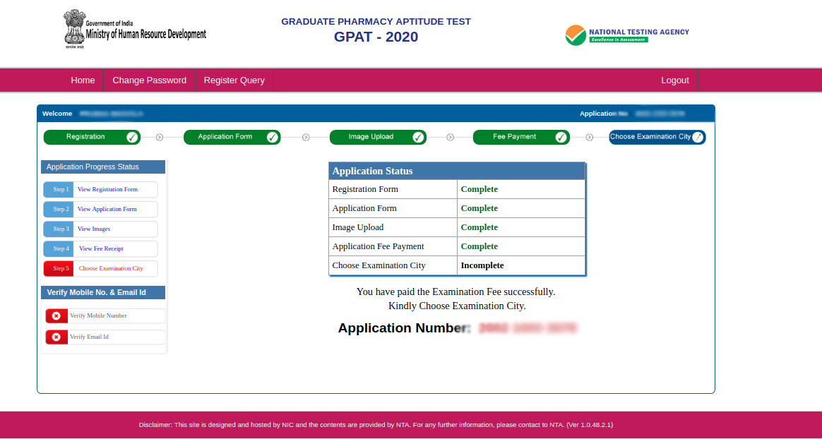 GPAT-registration-19-payment-done