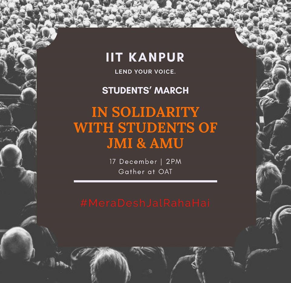 IIT-kanpur-CAA-protest-student-jamia-amu-march-facebook