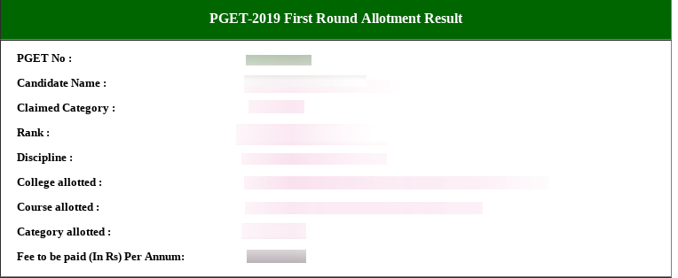 Karnataka-PG-medical-seat-allotment-result