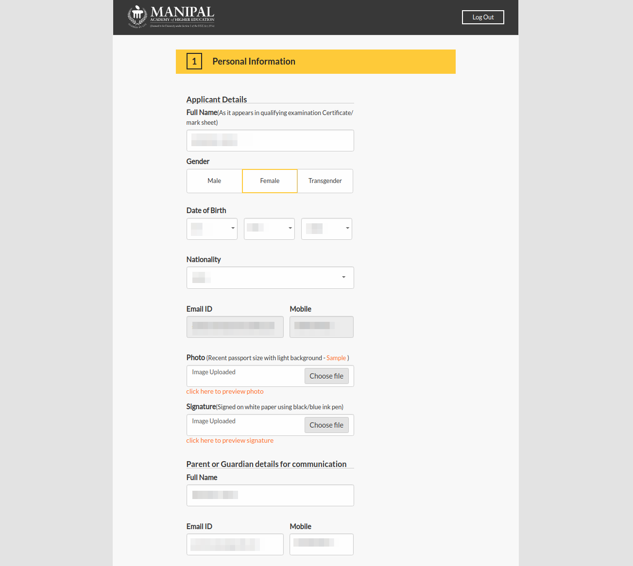 Application , - Form (Released) ... Apply Registration MET 2020