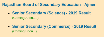 RBSE-12th-result-commerce-science-link